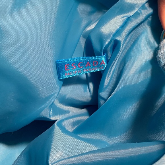 Escada pacific paradise pink and blue small tote or shopper bag - Picture 8 of 11